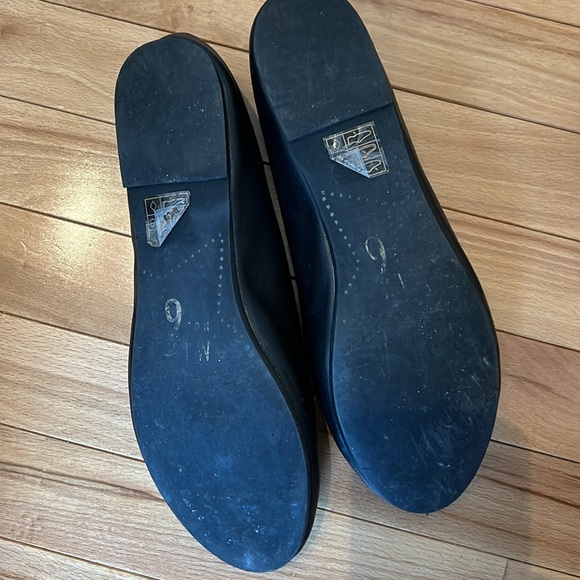 4/$20 Black Leather Flats - Picture 4 of 5